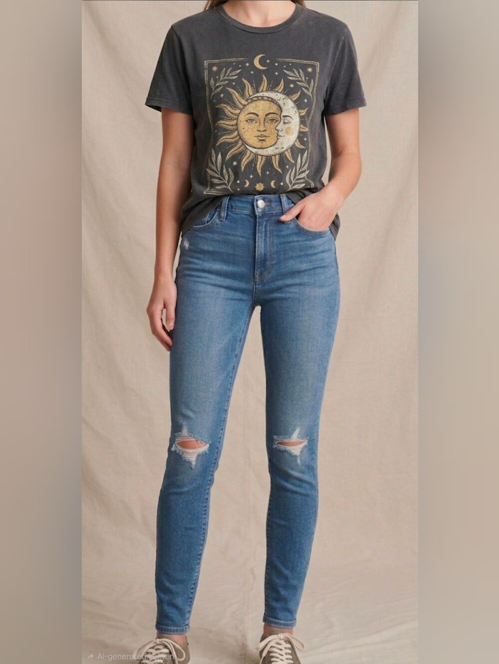 Mudd Flx Stretch High-Rise Distressed Skinny Jeans Size 5